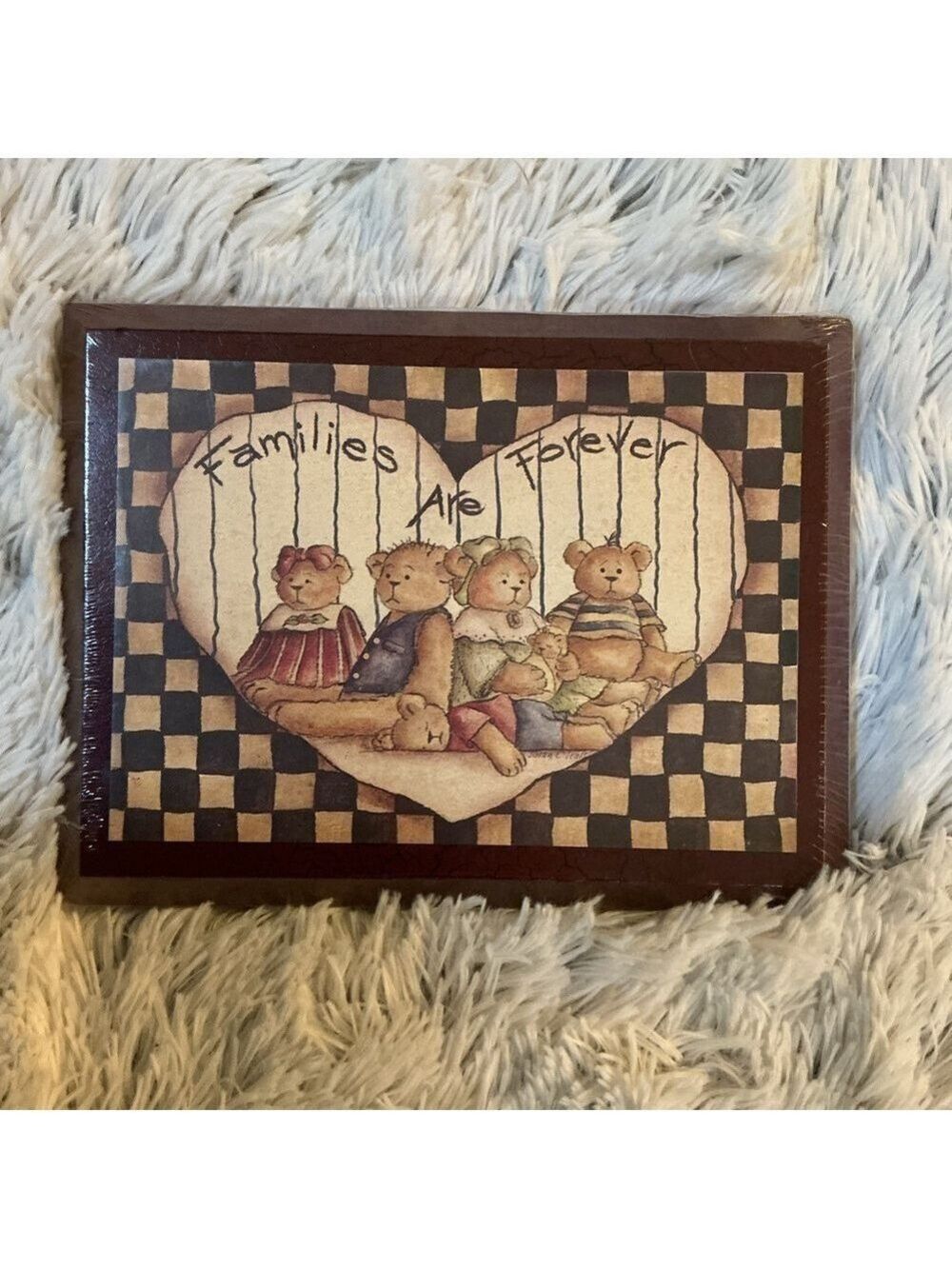 Tree of Life Families are Forever bear plaque